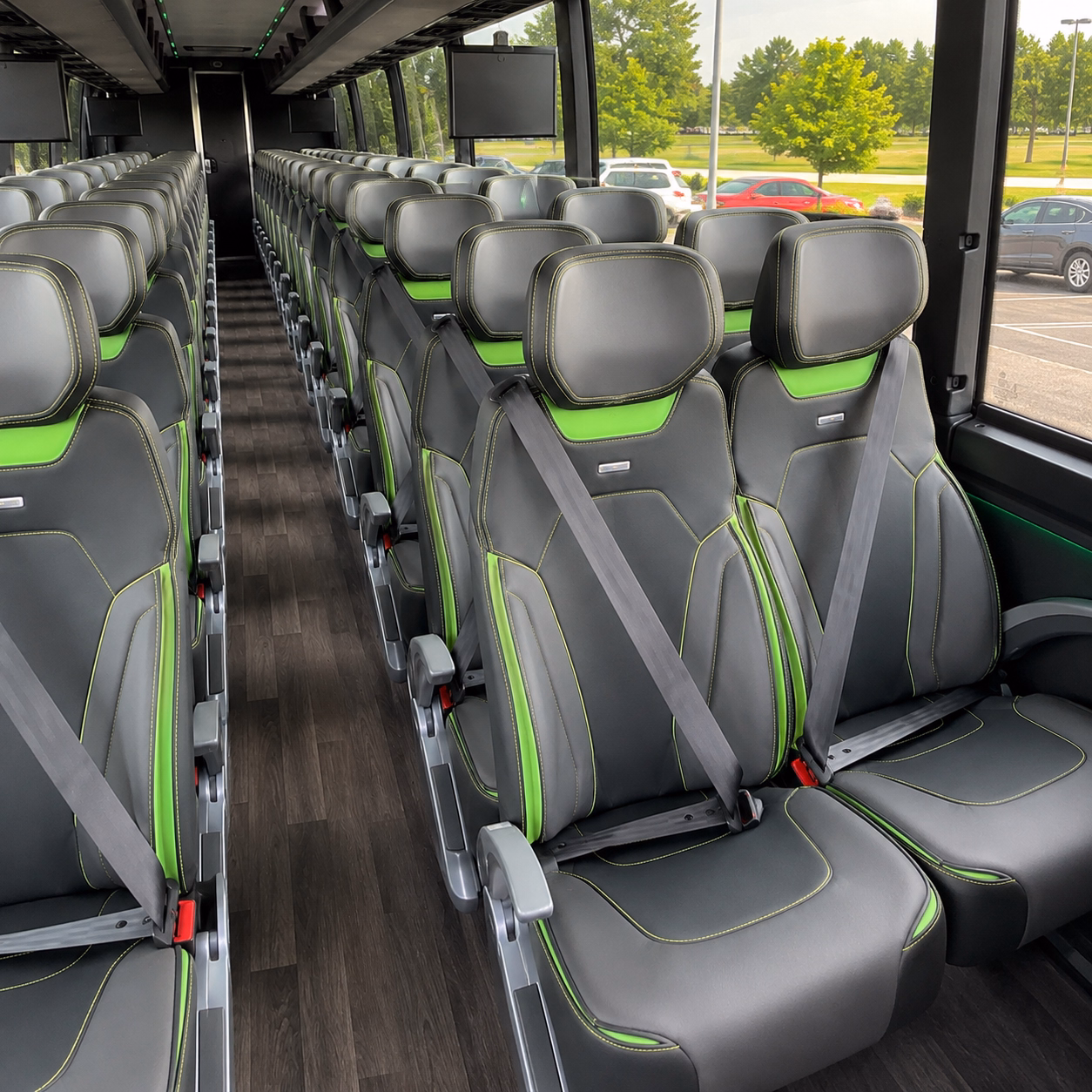 san francisco charter bus inside